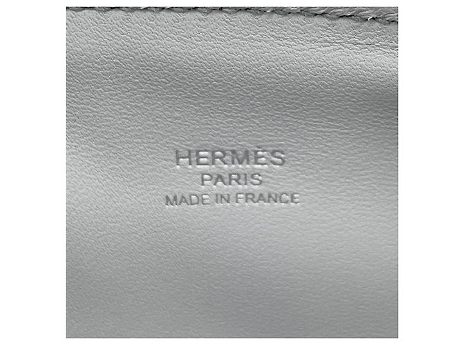 Hermès Hermes Bolide 1923 Mini Handtasche Silber - Ansicht 6