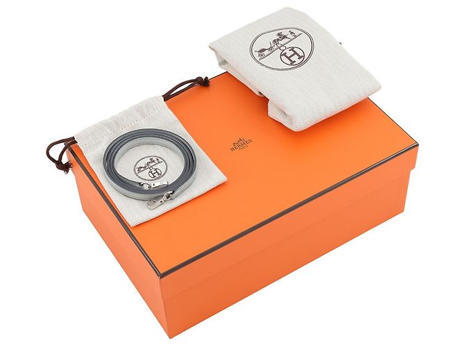 Hermès Hermes Bolide 1923 Mini Handtasche Silber - Ansicht 7