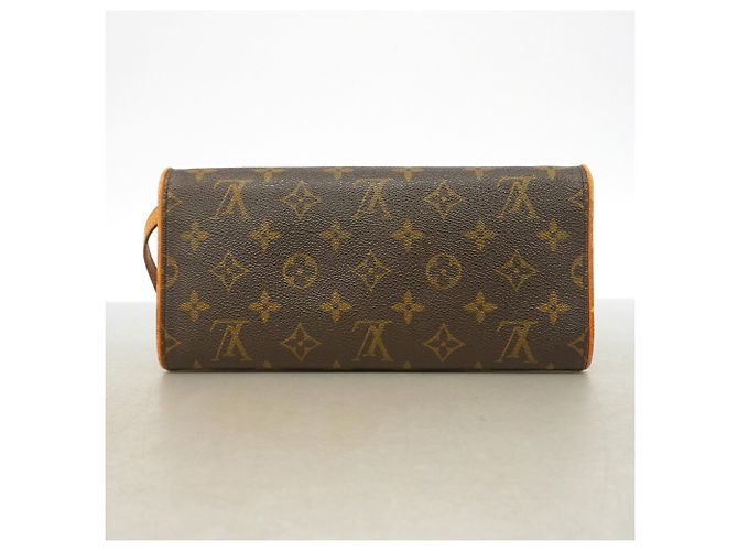 Borsa a tracolla Louis Vuitton Monogram Pochette Twin GM Marrone - vista 10