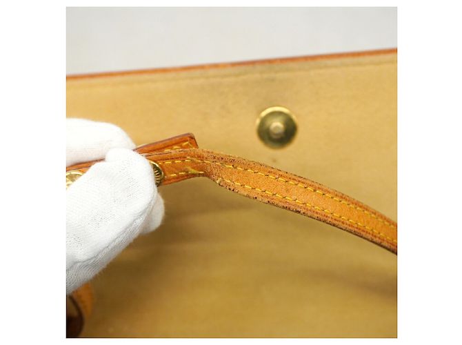 Borsa a tracolla Louis Vuitton Monogram Pochette Twin GM Marrone - vista 8
