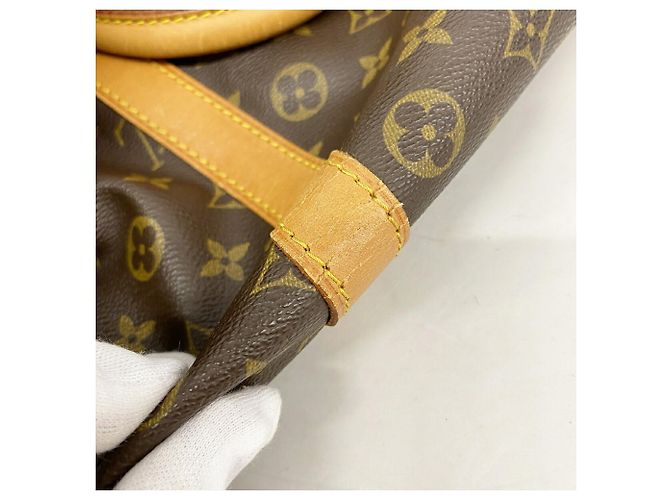 Louis Vuitton Boston Monogram Keepall Bandoulière 55 Marrone - vista 11