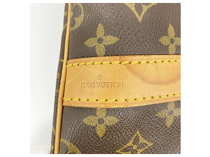 Louis Vuitton Boston Monogram Keepall Bandoulière 55 Marrone - vista 5