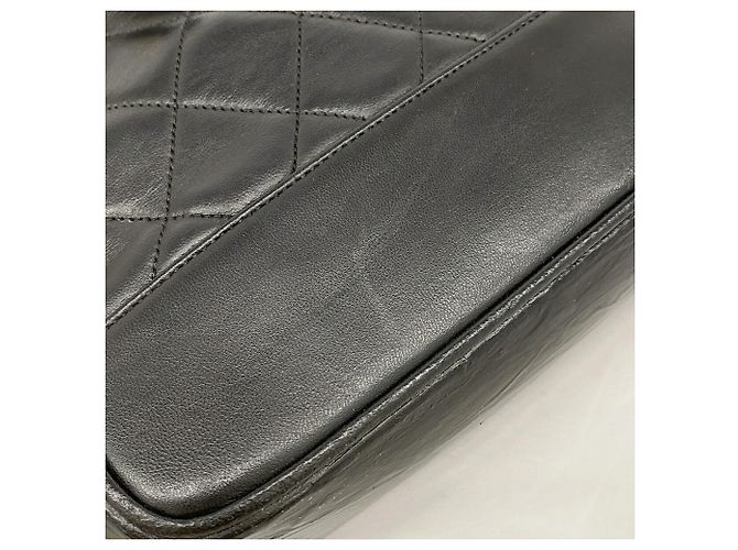 Chanel Matelassé Lammleder Chain Tote Bag Schwarz - Ansicht 10