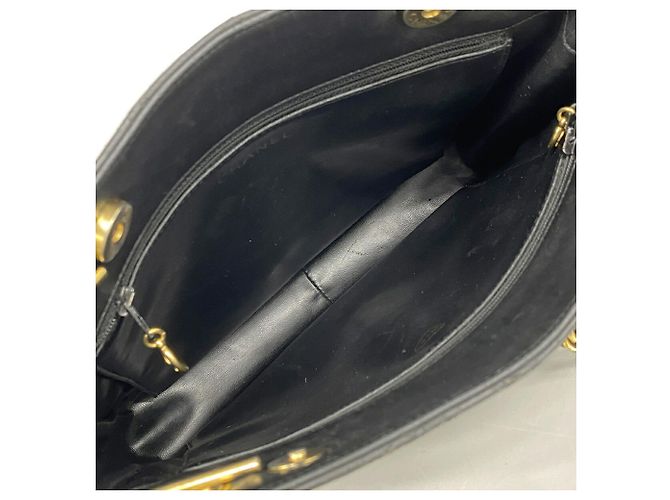 Chanel Matelassé Lammleder Chain Tote Bag Schwarz - Ansicht 4