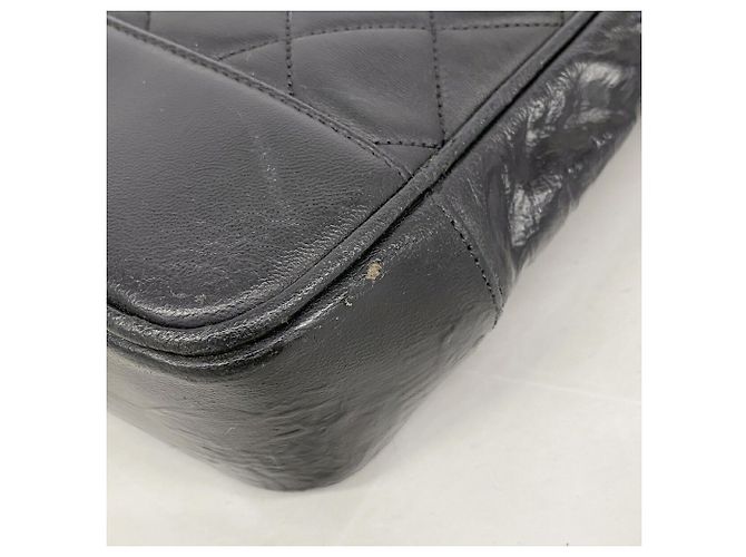 Chanel Matelassé Lammleder Chain Tote Bag Schwarz - Ansicht 9