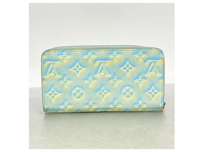 Louis Vuitton Monogram Empreinte Zippy Wallet Blau - Ansicht 10