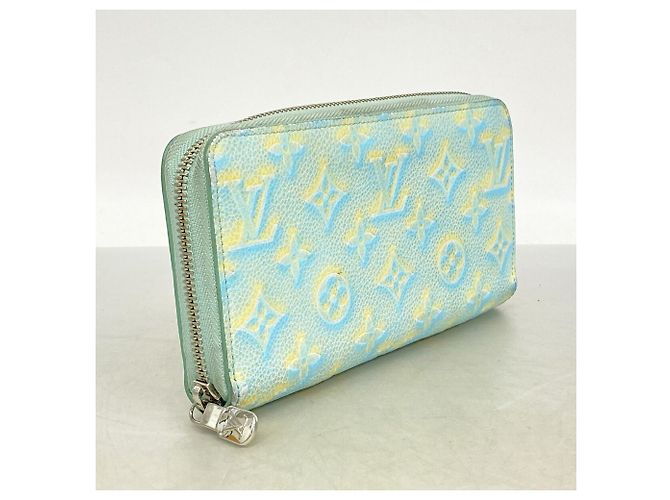 Louis Vuitton Monogram Empreinte Zippy Wallet Blau - Ansicht 2