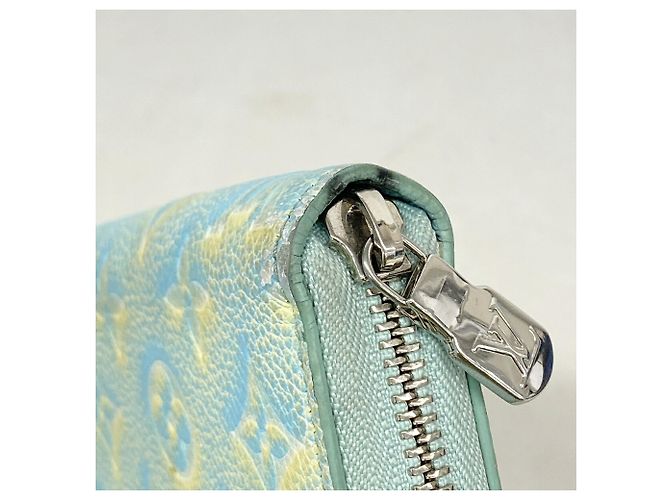 Louis Vuitton Monogram Empreinte Zippy Wallet Blau - Ansicht 5
