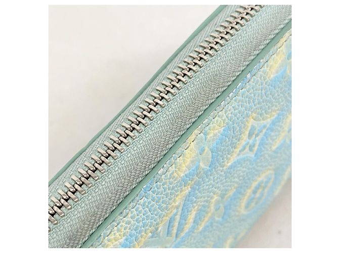 Louis Vuitton Monogram Empreinte Zippy Wallet Blau - Ansicht 9