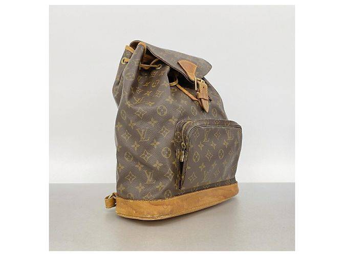 Zaino Louis Vuitton Monogram Montsouris GM Marrone - vista 2