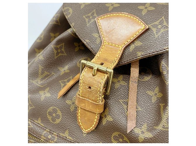 Zaino Louis Vuitton Monogram Montsouris GM Marrone - vista 7
