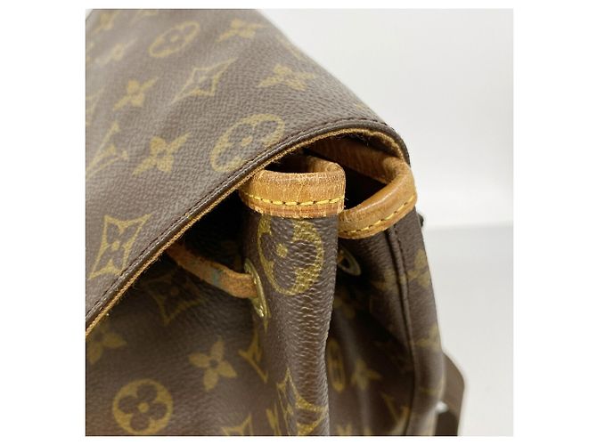 Zaino Louis Vuitton Monogram Montsouris GM Marrone - vista 8