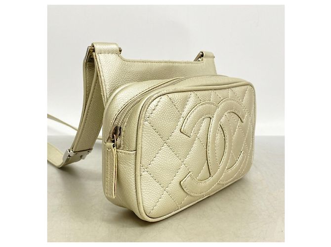 Borsa a tracolla Chanel Matelassé Metallico - vista 2