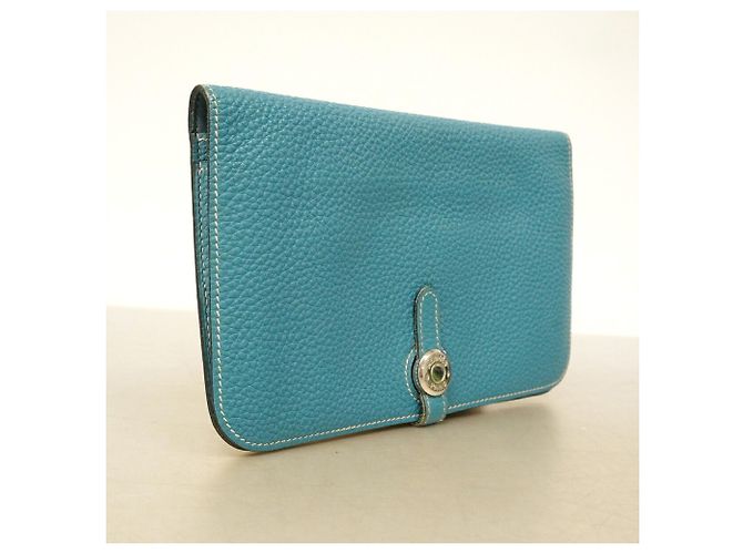 Hermès Cartera larga Hermes Dogon GM Azul - vista 2
