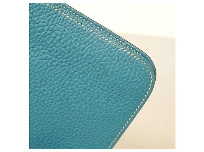 Hermès Cartera larga Hermes Dogon GM Azul - vista 9