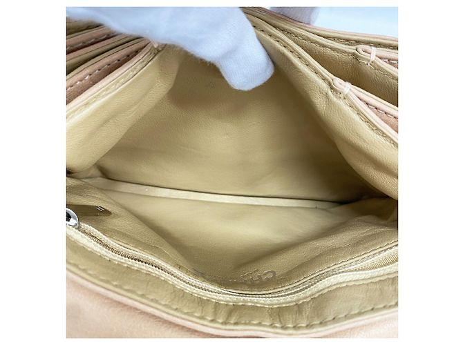 Borsa a tracolla Chanel Matelassé con catena Marrone chiaro - vista 12