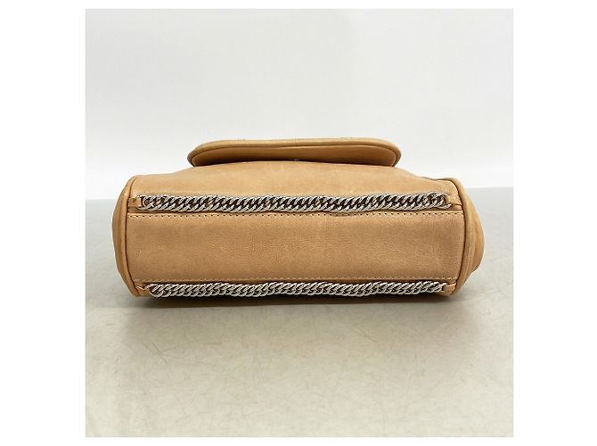 Borsa a tracolla Chanel Matelassé con catena Marrone chiaro - vista 3