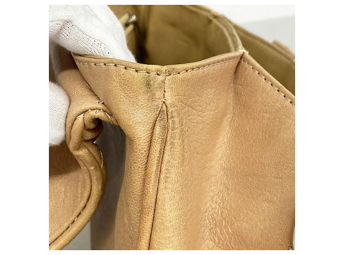 Borsa a tracolla Chanel Matelassé con catena Marrone chiaro - vista 7