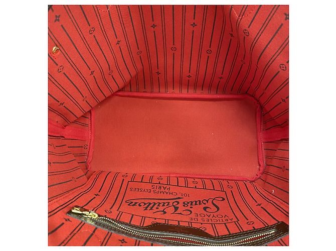 Borsa Tote Louis Vuitton Damier Neverfull MM Damier ebene - vista 4