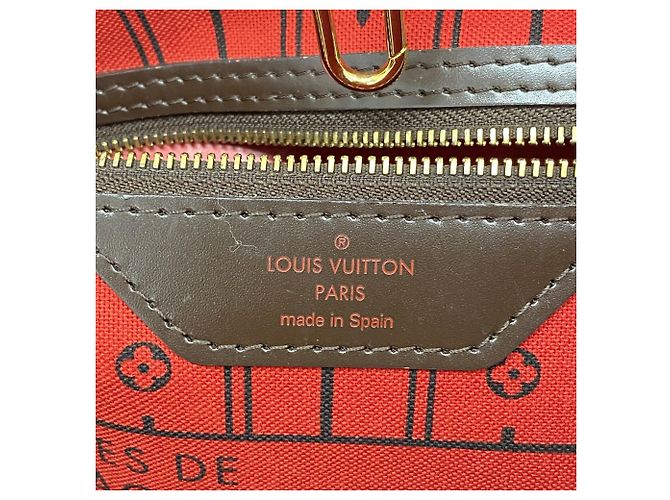 Borsa Tote Louis Vuitton Damier Neverfull MM Damier ebene - vista 5