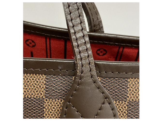 Borsa Tote Louis Vuitton Damier Neverfull MM Damier ebene - vista 8