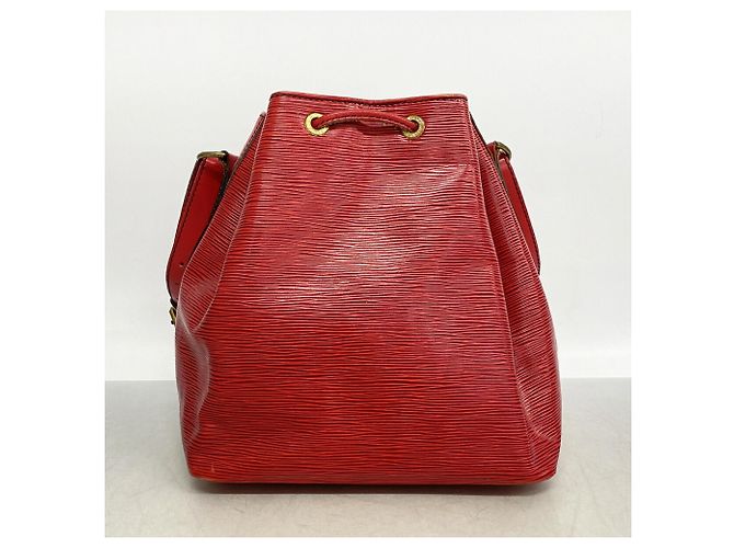 Noe Borsa a tracolla Louis Vuitton Epi Petit Noé Rosso - vista 12