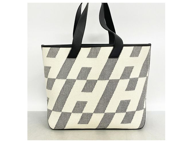 Hermès Borsa Tote Hermes H Ambie GM Toile Nero - vista 6