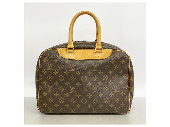 Borsa Louis Vuitton Monogram Deauville Marrone - vista 10