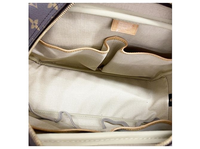 Borsa Louis Vuitton Monogram Deauville Marrone - vista 4