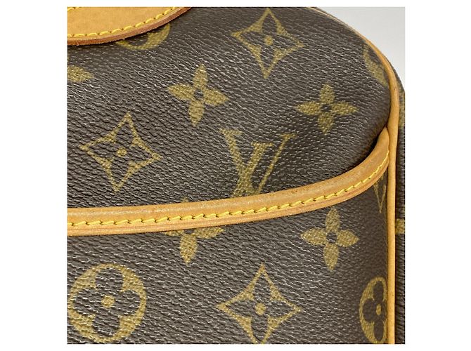 Borsa Louis Vuitton Monogram Deauville Marrone - vista 7