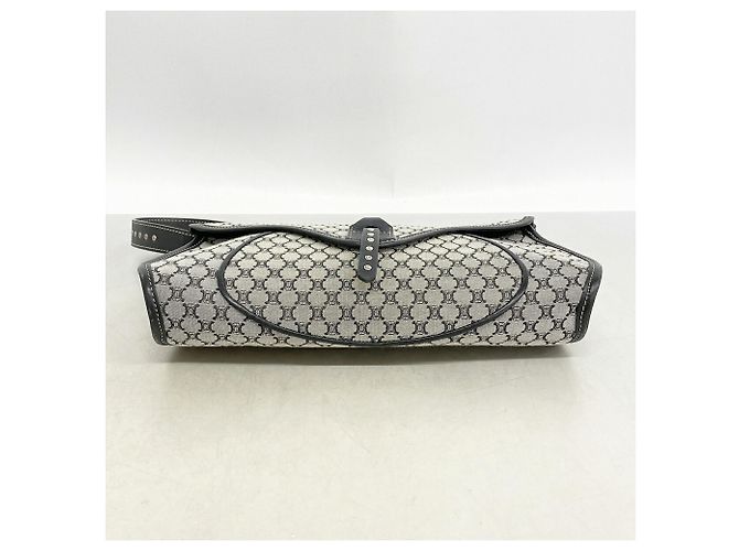 16 Céline Bolso Celine Macadam de lona de nylon Castaño Negro - vista 3