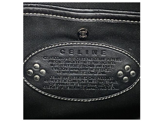 16 Céline Bolso Celine Macadam de lona de nylon Castaño Negro - vista 5