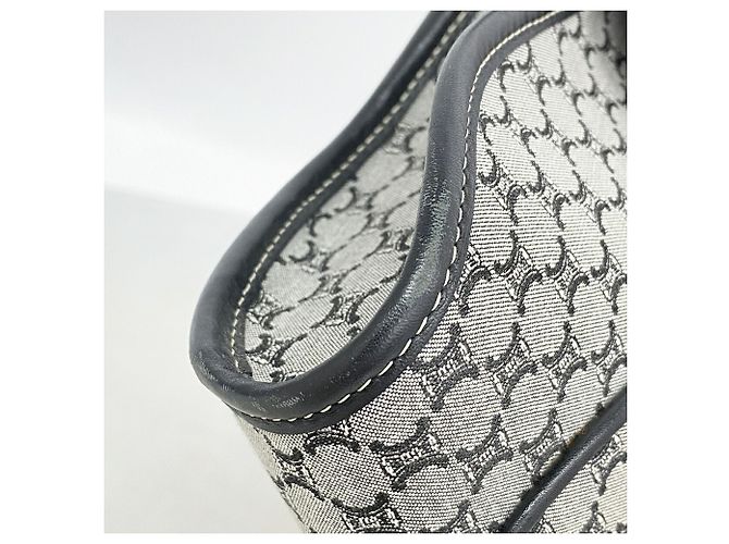 16 Céline Bolso Celine Macadam de lona de nylon Castaño Negro - vista 6