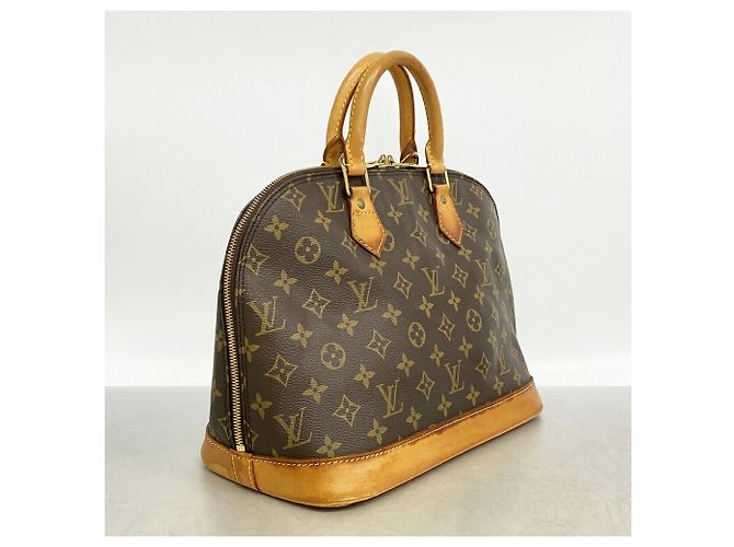 Louis Vuitton Alma Monogram Handtasche Braun - Ansicht 2