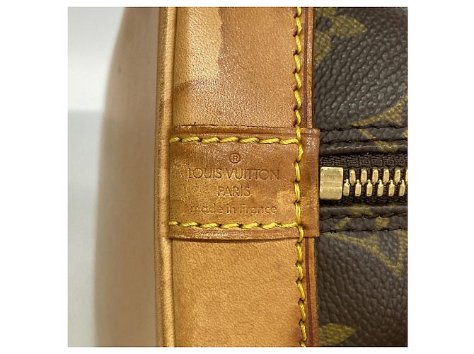 Louis Vuitton Alma Monogram Handtasche Braun - Ansicht 5