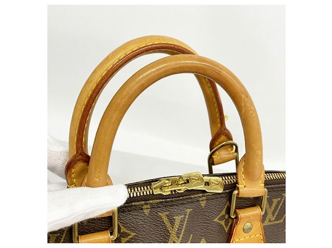 Louis Vuitton Alma Monogram Handtasche Braun - Ansicht 7