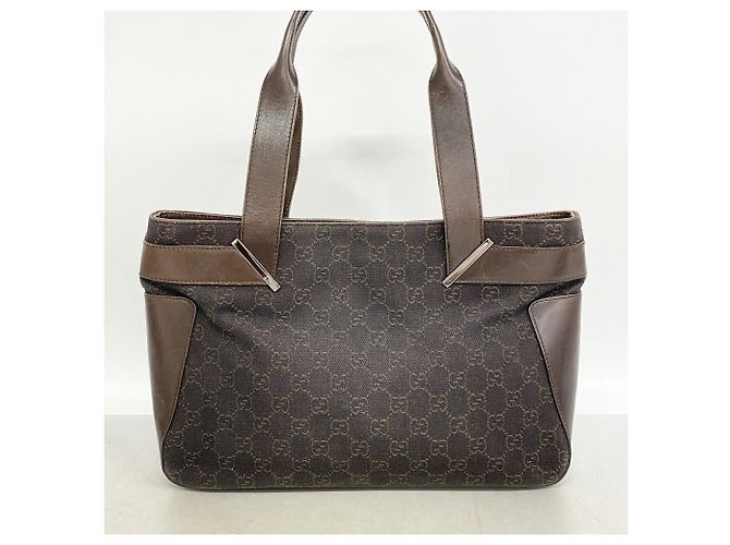 Borsa Tote Gucci in tela marrone 73983 - vista 11