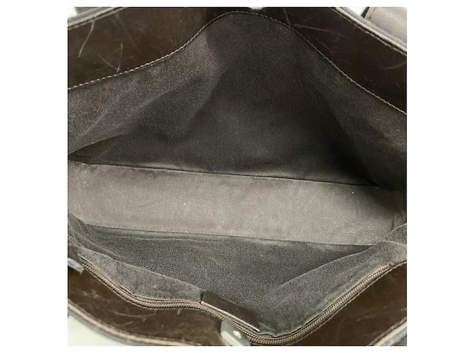 Borsa Tote Gucci in tela marrone 73983 - vista 4