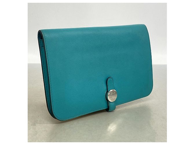 Hermès Cartera larga Hermes Dogon Swift Verde - vista 2