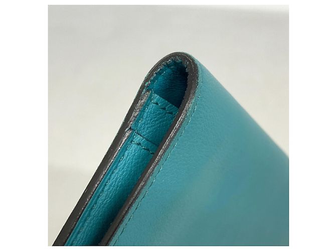 Hermès Cartera larga Hermes Dogon Swift Verde - vista 5