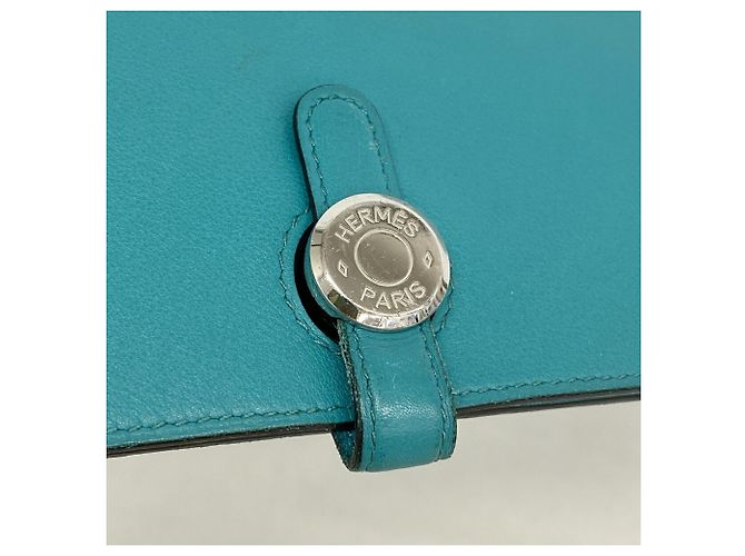 Hermès Cartera larga Hermes Dogon Swift Verde - vista 7