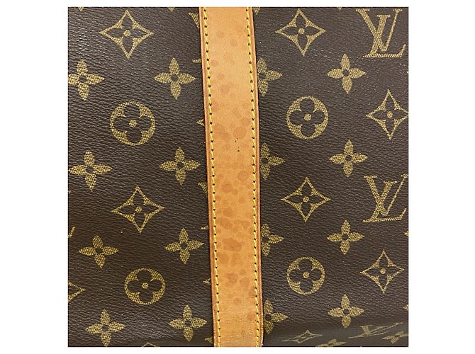 Bolsa Louis Vuitton Boston Monogram Keepall 60 Marrom - vista 10