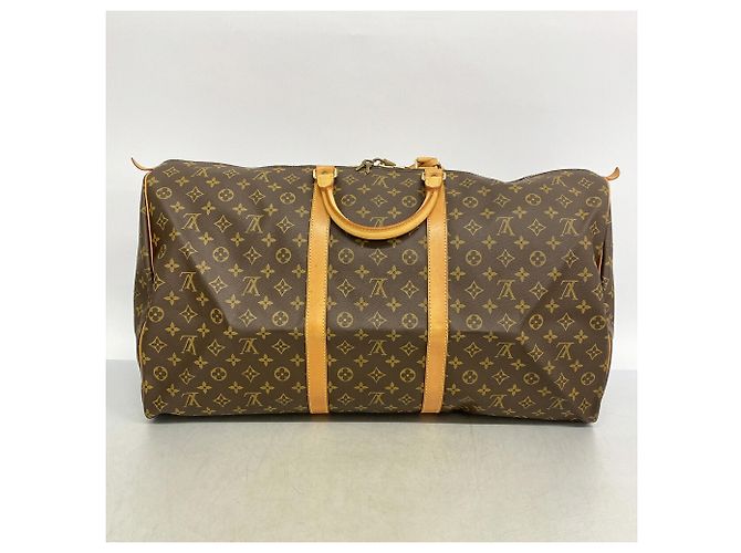 Bolsa Louis Vuitton Boston Monogram Keepall 60 Marrom - vista 11