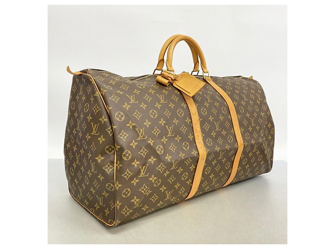 Bolsa Louis Vuitton Boston Monogram Keepall 60 Marrom - vista 2
