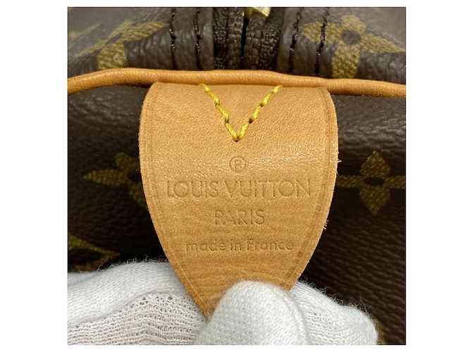 Bolsa Louis Vuitton Boston Monogram Keepall 60 Marrom - vista 5