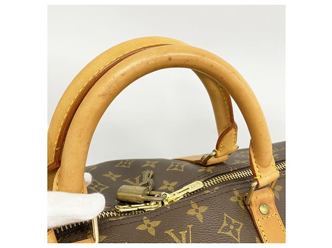 Bolsa Louis Vuitton Boston Monogram Keepall 60 Marrom - vista 8