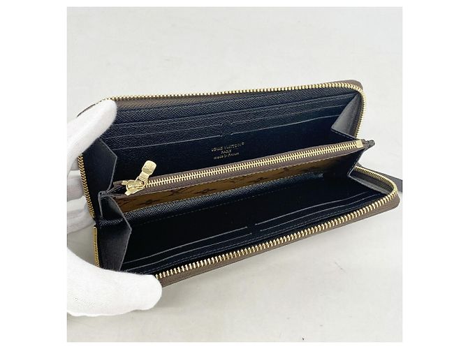 Louis Vuitton Monogram Reverse Portefeuille Clemence Long Wallet Braun - Ansicht 3