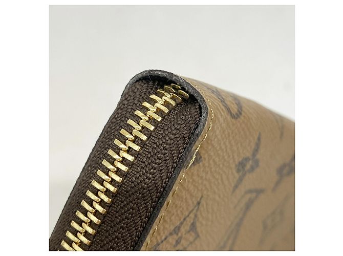Louis Vuitton Monogram Reverse Portefeuille Clemence Long Wallet Braun - Ansicht 5