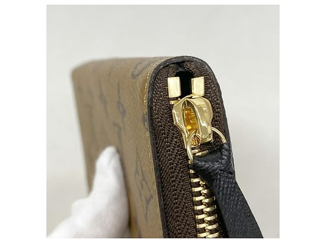 Louis Vuitton Monogram Reverse Portefeuille Clemence Long Wallet Braun - Ansicht 6
