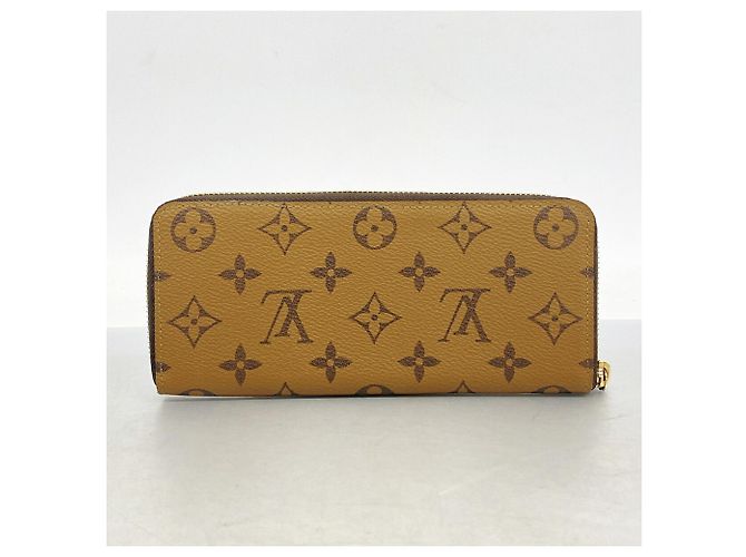 Louis Vuitton Monogram Reverse Portefeuille Clemence Long Wallet Braun - Ansicht 8